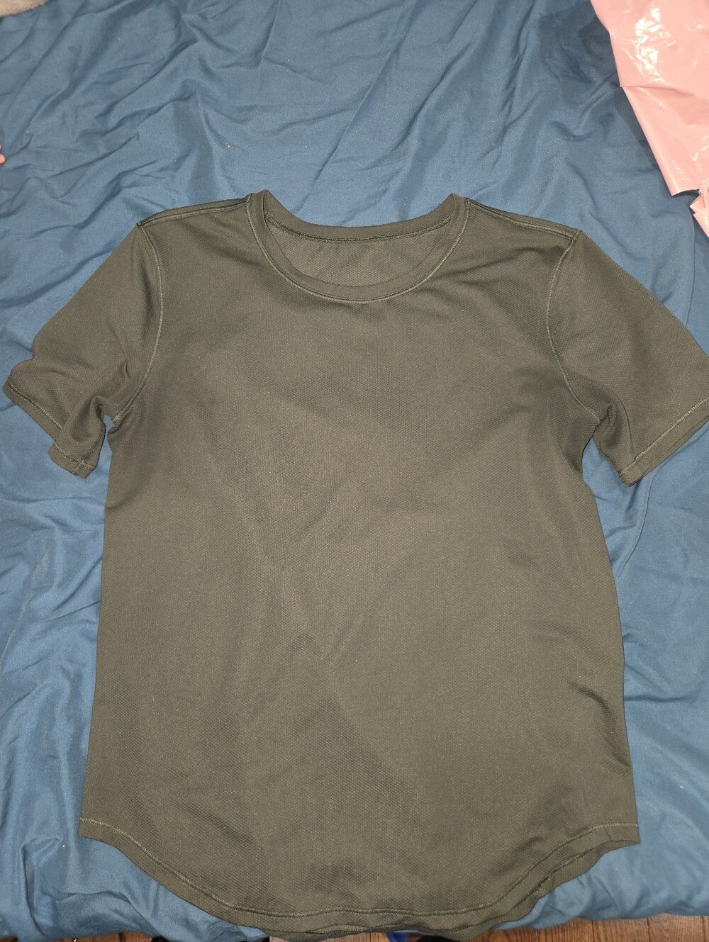 lululemon athletica Short Sleeve Tee in Olive Green